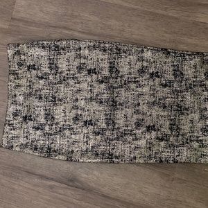 Black and gold long skirt